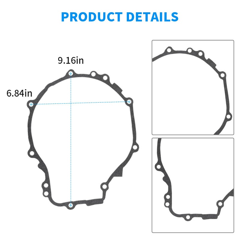 luxlead Recoil Pull Start Gasket Compatible with 1996-2011 Polaris Sportsman 500, Replaces # 3084933 - Image 2
